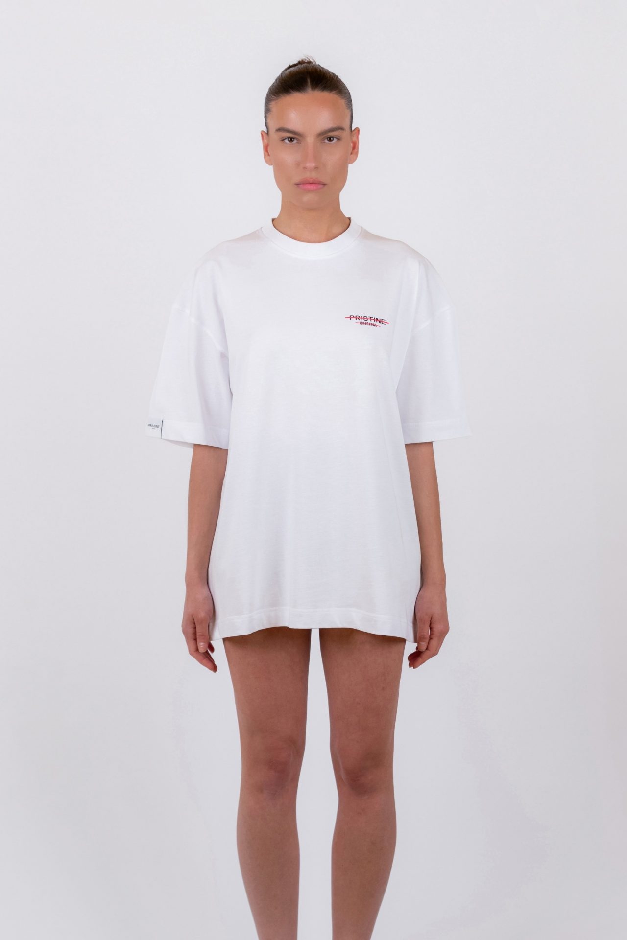 RED LINE TEE WHITE - Image 2