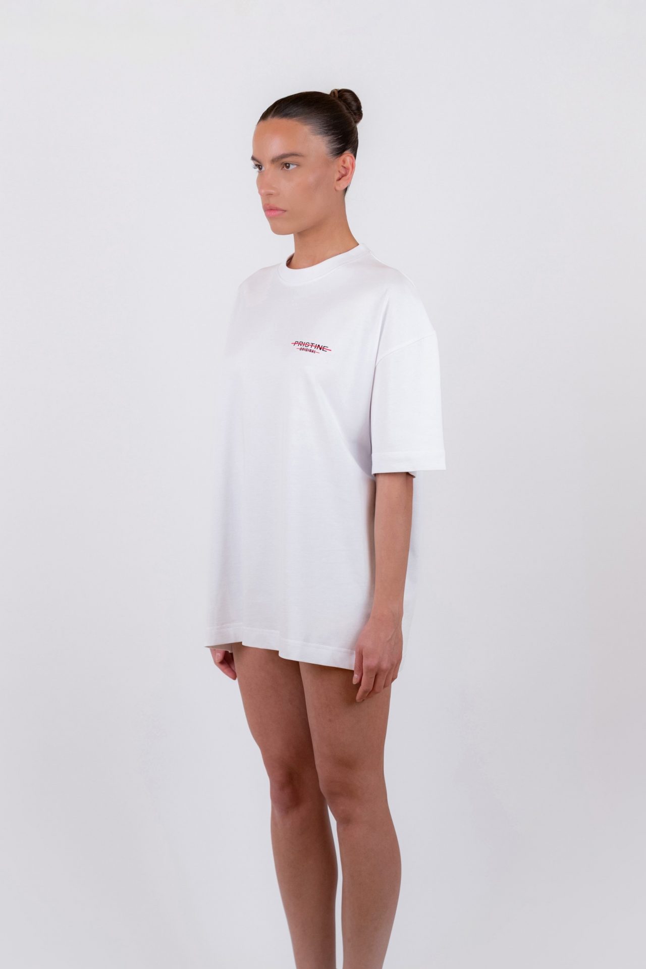 RED LINE TEE WHITE - Image 3