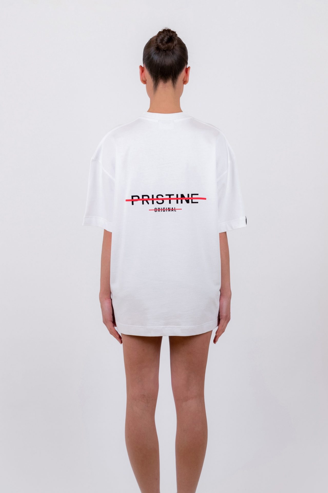 RED LINE TEE WHITE - Image 4