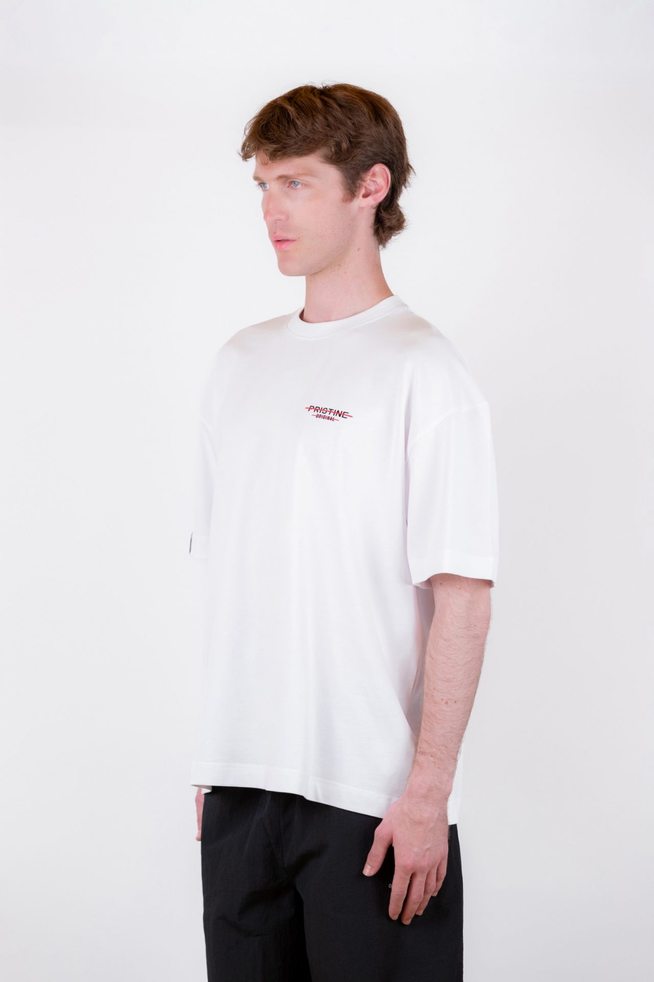 RED LINE TEE WHITE - Image 6
