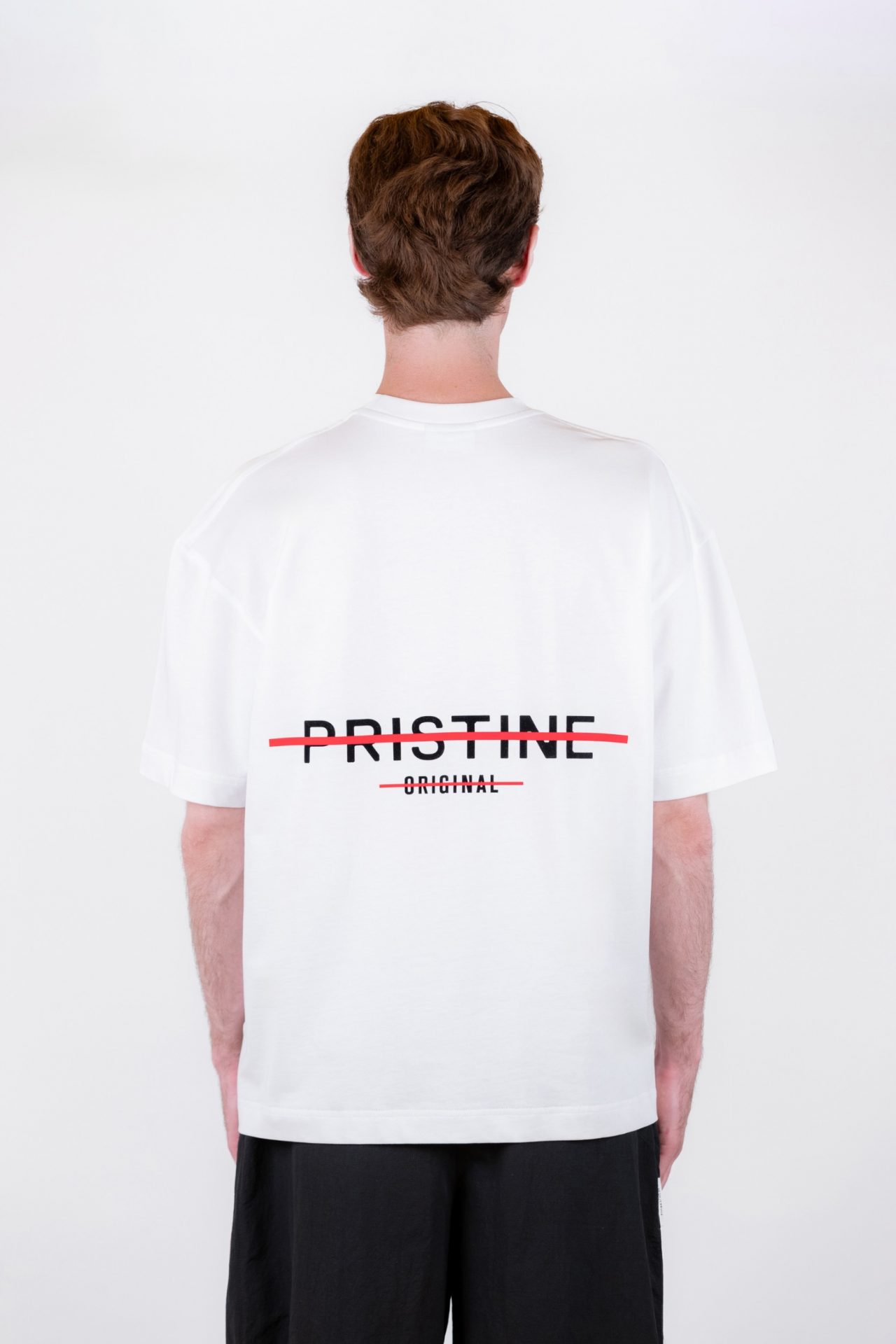 RED LINE TEE WHITE - Image 7